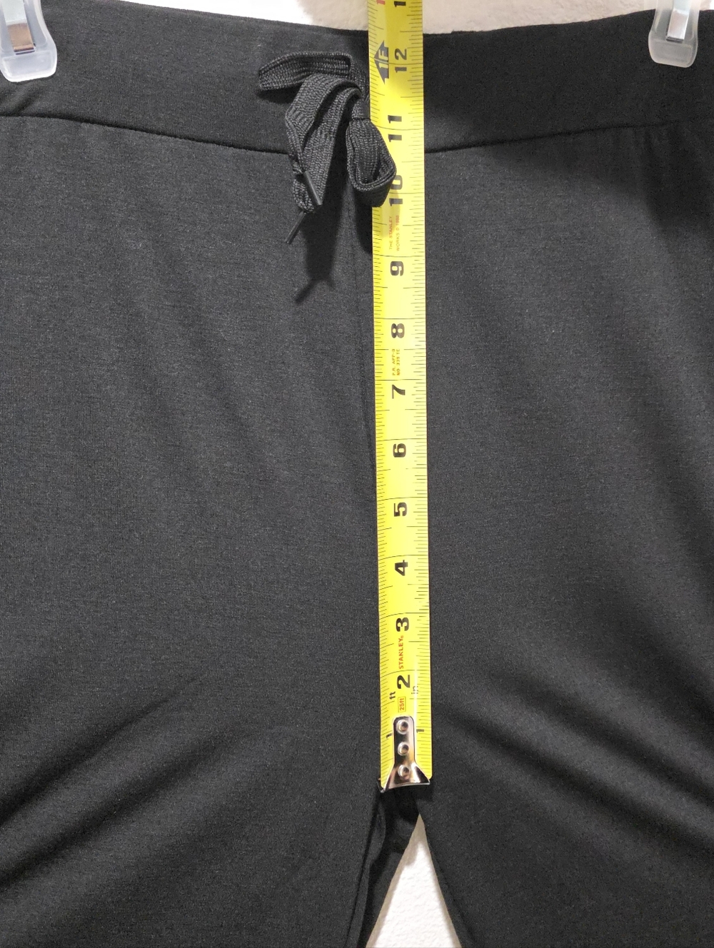 Black Cargo Jogger Pants with Drawstring Waist - Picture 12 of 12